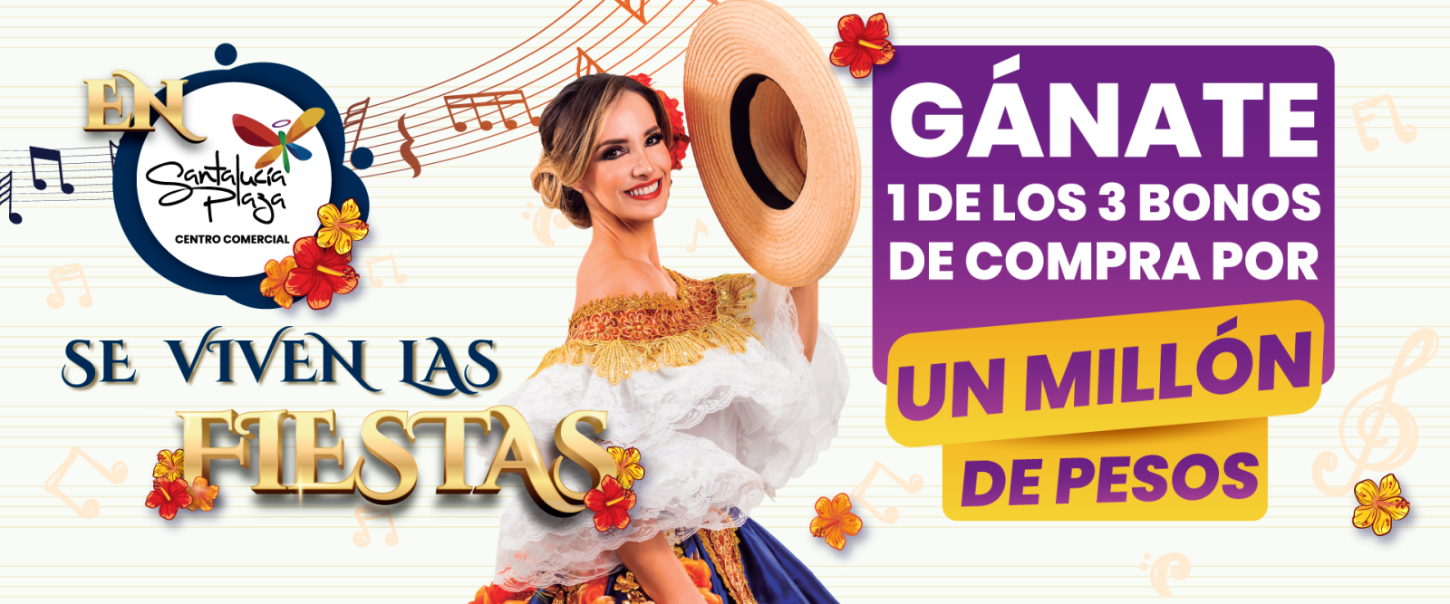 SORTEO VENCIDO - PARTICIPA Y GANA UN MILLON DE PESOS EN BONOS DE COMPRA DEL CENTRO COMERCIAL SANTA LUCIA PLAZA 