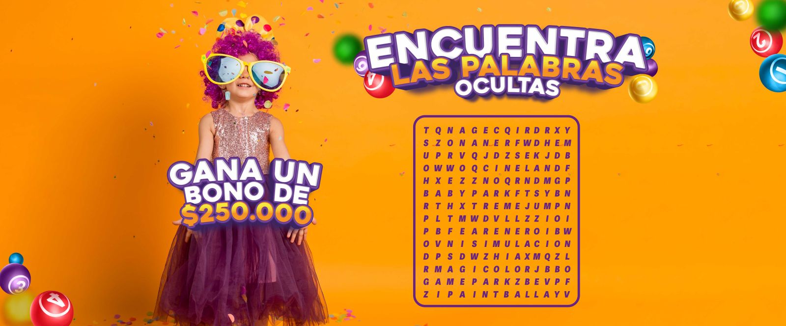 SORTEO ENCUENTRA LAS PALABRAS OCULTAS